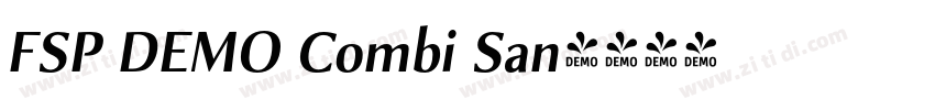 FSP DEMO Combi San字体转换 FSP DEMO Combi San字体转换